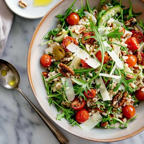 Délicieuse combinaison orge fenouil tomates