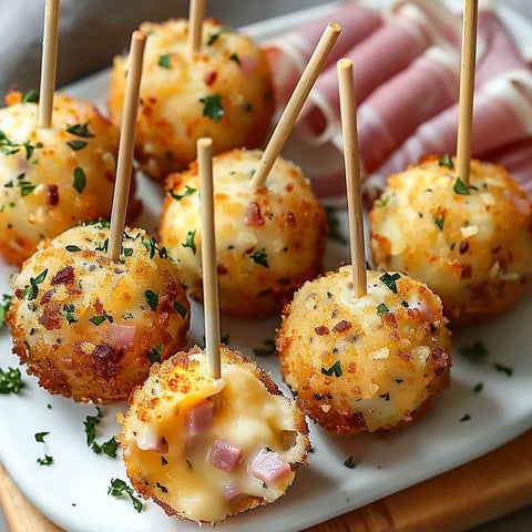 Popcakes salés jambon fromage