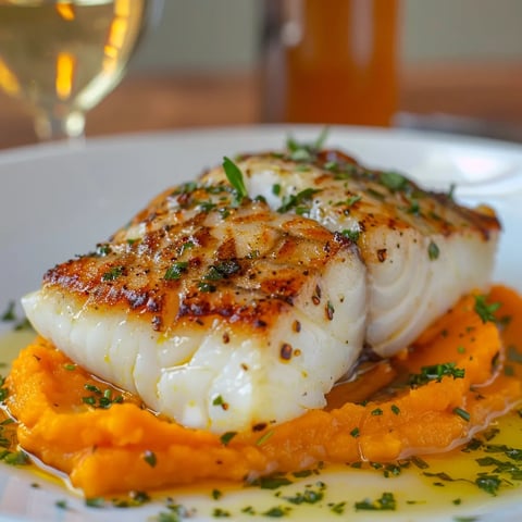 Délicieux cabillaud beurre blanc