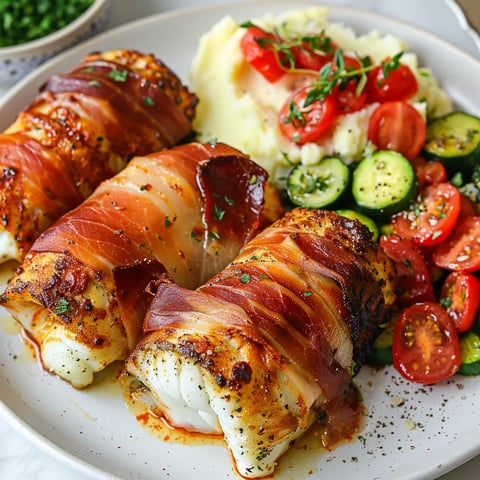 Morue paprika prosciutto