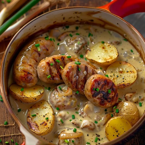 Andouillettes sauce blanche