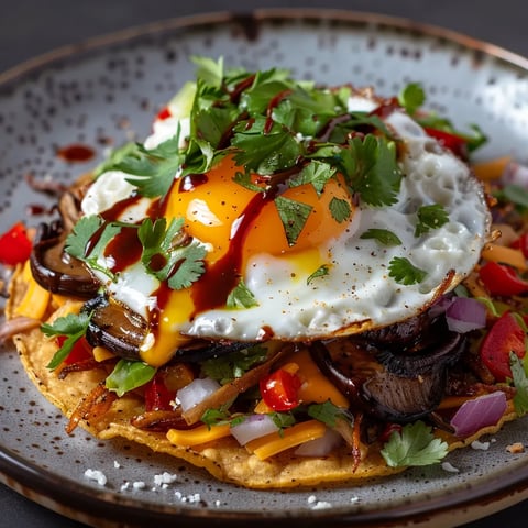 Œufs barbecue tostadas