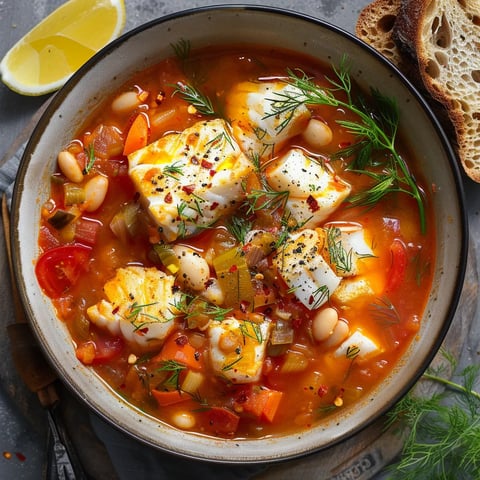Fenouil et poisson avec tomate