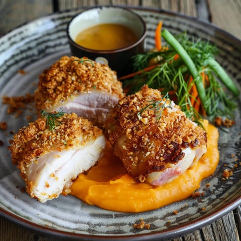 Poulet croustillant aux amandes