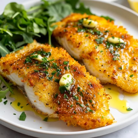 Plat de poisson croustillant