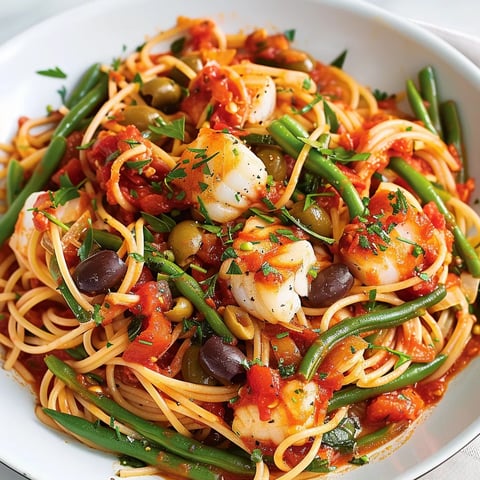 Morue et haricots verts délicieuse