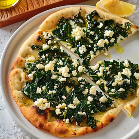 Feta épinards citron