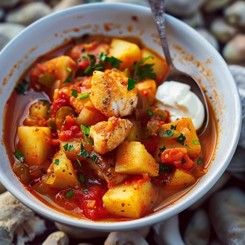 Merlu tendre et pommes moelleuses