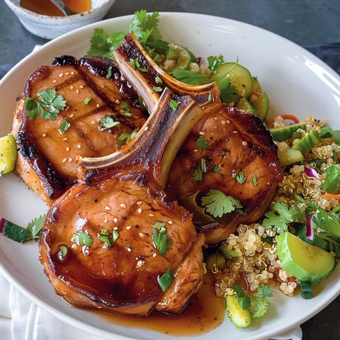 Porc érable soya caramélisé