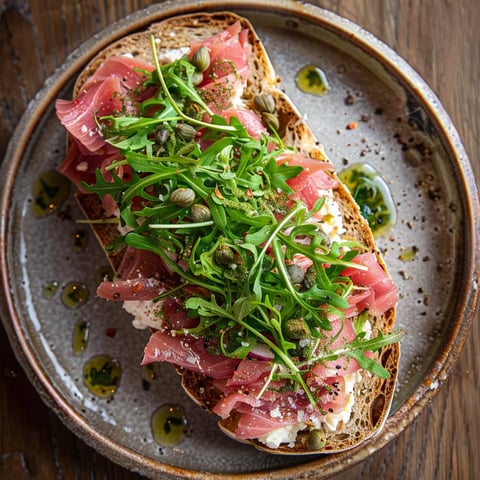 Thon fromage tartines simples