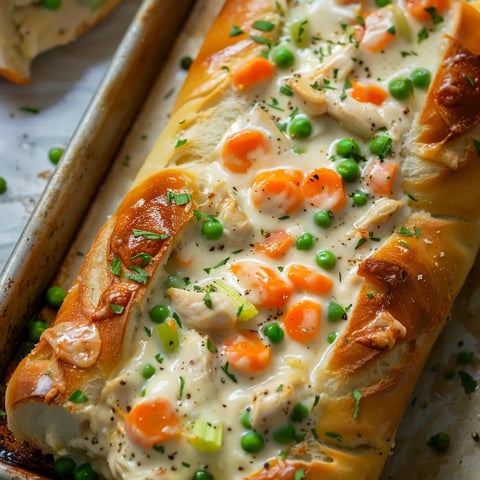 Baguette croustillante garnie