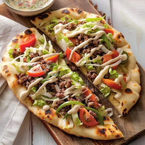 Bœuf tendre sur pain naan