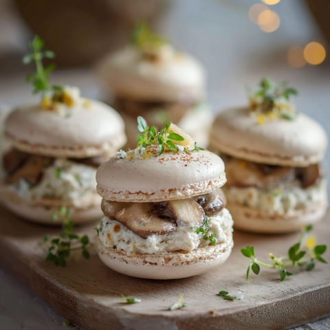 Plateau garni de champignons farcis.