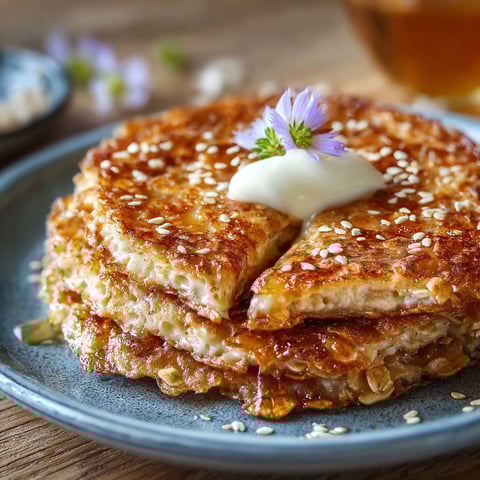 Une galette dorée garnie élégamment avec des touches fleuries.