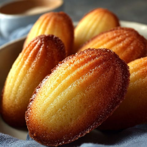 Une tasse de Madeleines de Grand-Mère, avec des pains de miel dorés et un bol de sauce.
