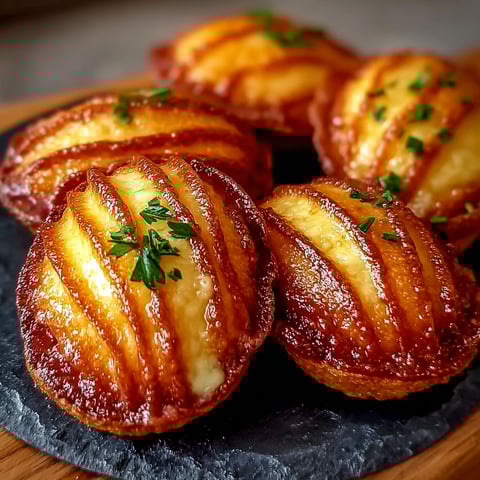 Madeleines Fondantes au Reblochon et Bacon, une recette savoureuse et délicieuse.