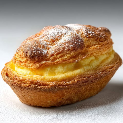 Un Pasticciotto...des Pasticciotti, une mini tarte aux pommes, est servie sur une table blanche.