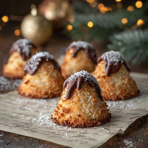 Découpez des croissants en forme de boules et saupoudrez-les de sucre et de chocolat.
