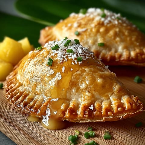 Empanadas à l'ananas maison, un délice sucré croustillant.
