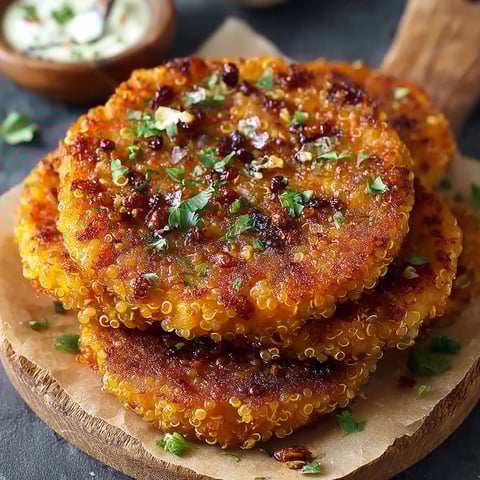 Galettes Quinoa Patate Douce, une recette savoureuse et délicieuse.
