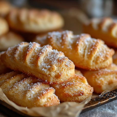 Une plaque de zézettes de Sète vanillées, un délicieux dessert traditionnel de la région.