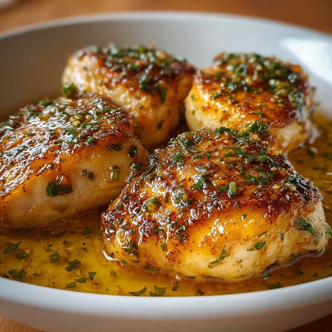 Poulet fondant sauce citron ail & herbes, une recette savoureuse qui combine le poulet avec une sauce citron, ail et herbes pour un repas délicieux.